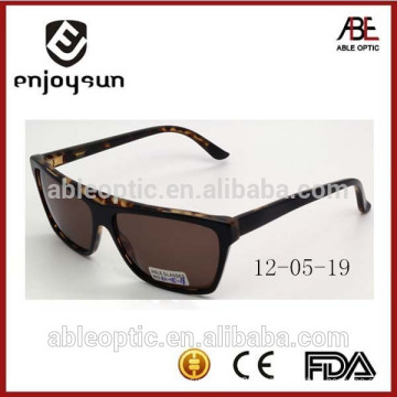 Dame Demi braun Farbe handgefertigte Acetat Sonnenbrille 2015